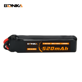 BONKA Micro FPV 520mAh 80C 2S HV Racing LiPo